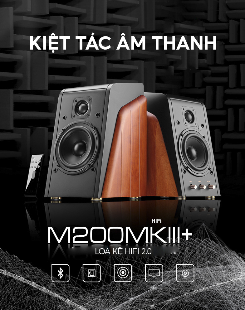 Loa HIVI SWAN M200MKIII+ Loa kệ để bàn SWAN M200MKII