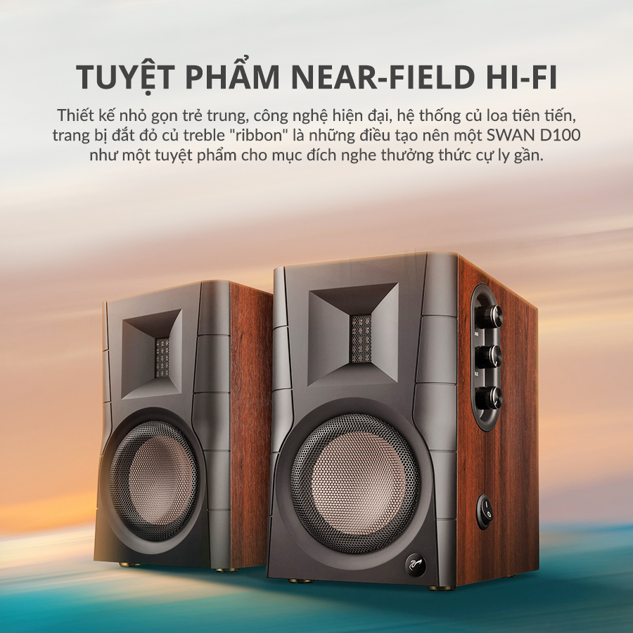 Loa Hivi Swan D100 Loa booshelf để bàn hivi swan d100 loa bluetooth 2