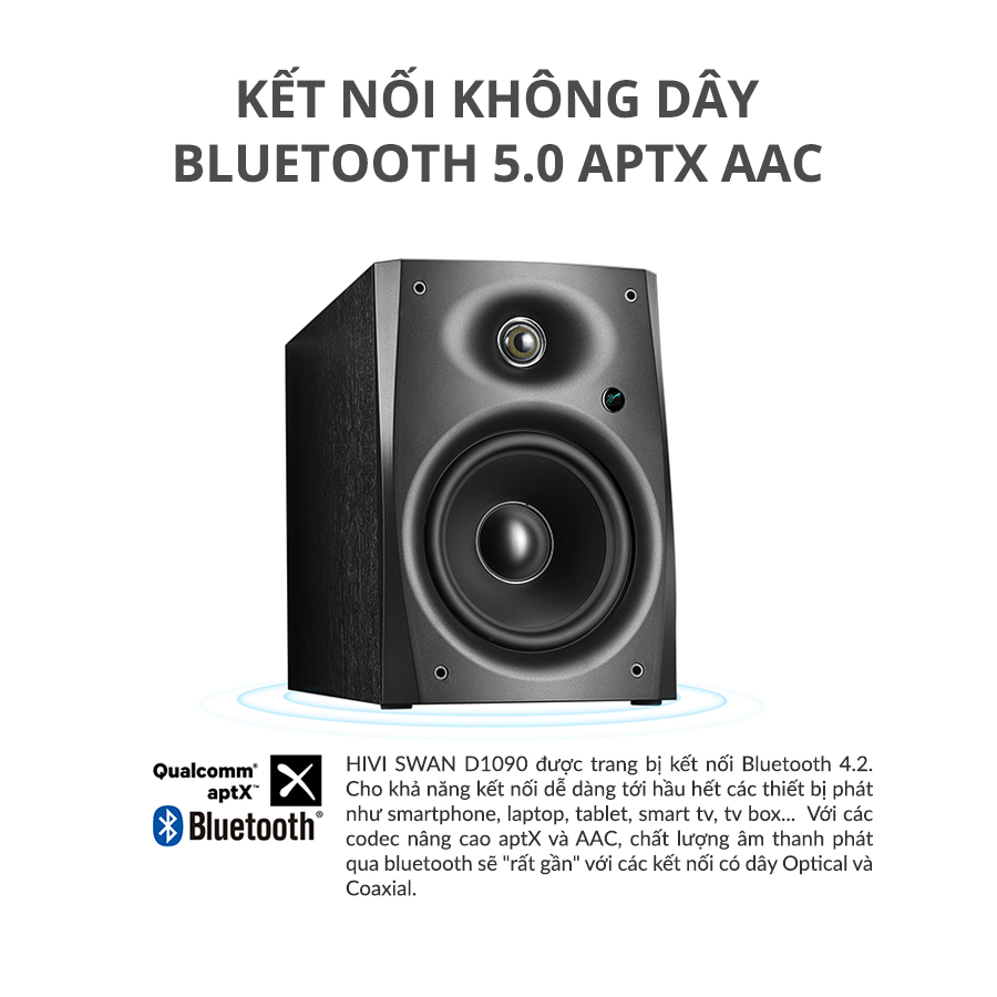 Loa Hivi Swan D1090 Loa kệ để phòng khách hivi swan d1090 loa bluetooth 9