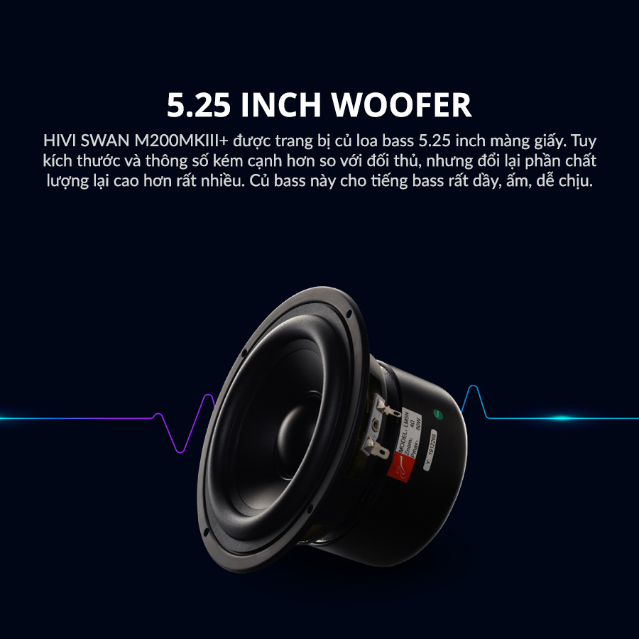 Loa HIVI SWAN M200MKIII+ Loa kệ để bàn hivi swan m200mkiii 5