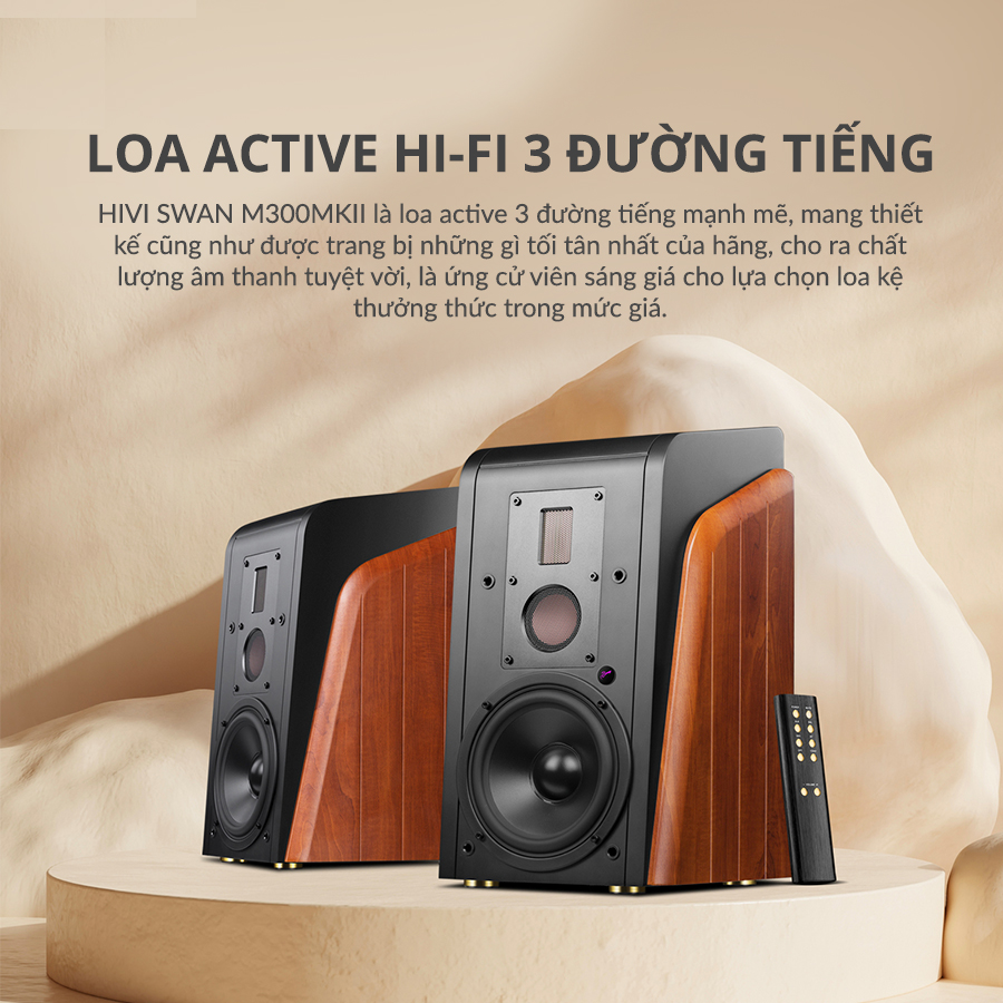 Loa HIVI SWAN M300MKII Loa kệ để phòng khách hivi swan m300mkii 2