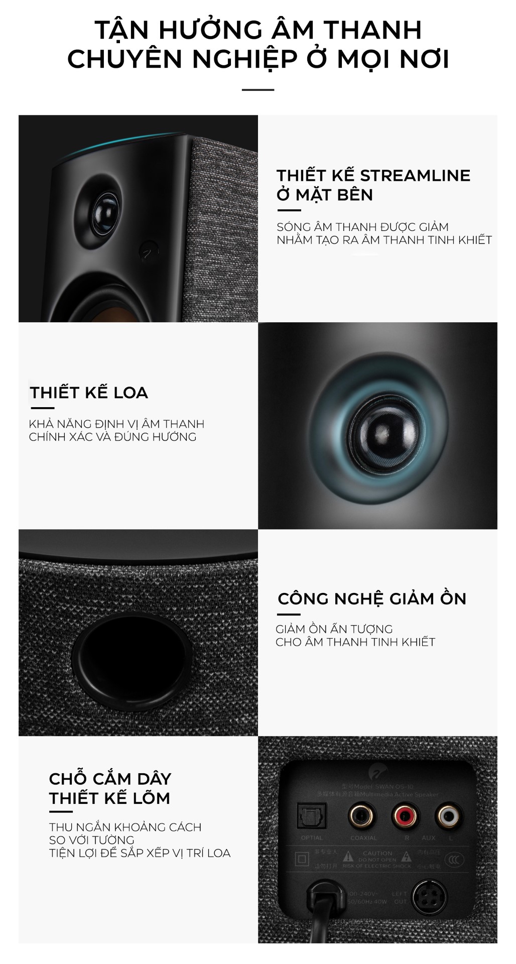 Loa Hivi Swan OS-10 Loa vi tính để bàn loa hivi swan os 10 ban quoc te mau den 3