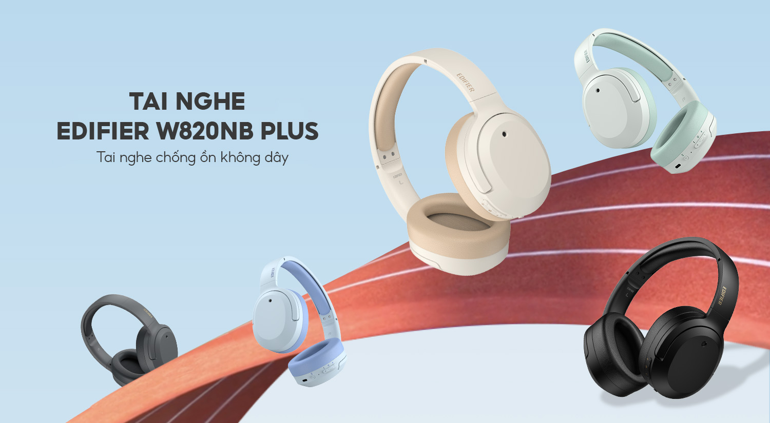 Tai nghe Edifier W820NB Plus tai nghe edifier w820nb plusssw