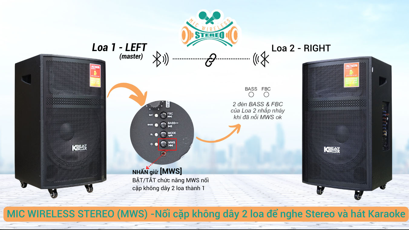 loa karaoke acnos cb99pro22