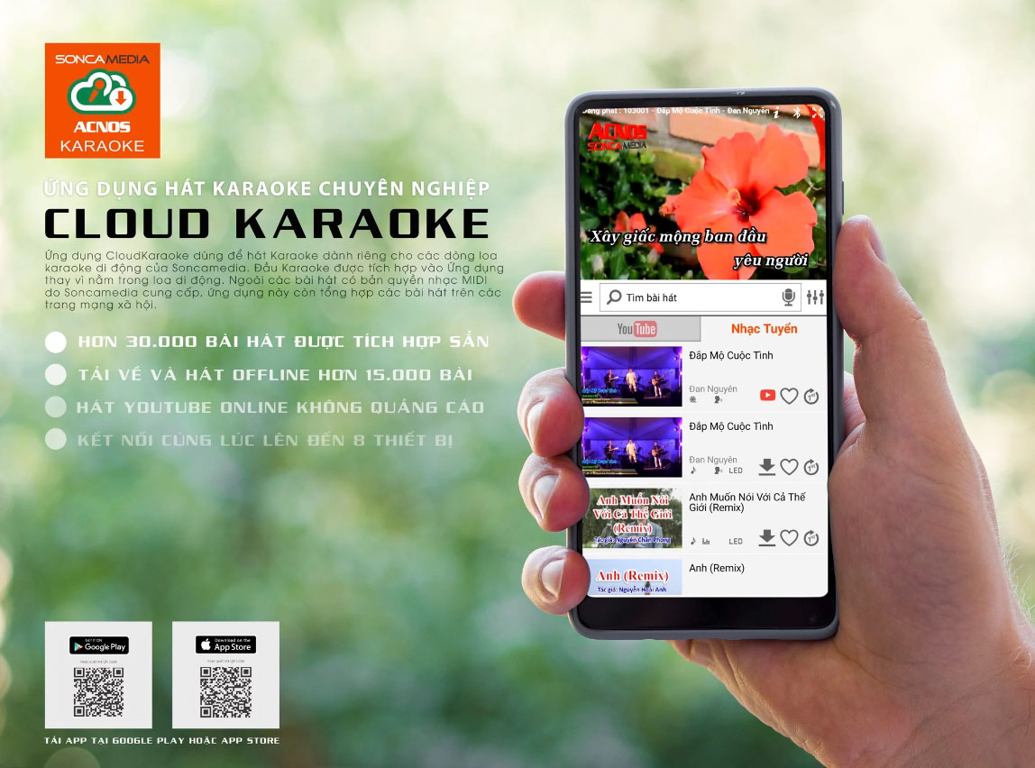 loa karaoke acnos cb99pro2234RR