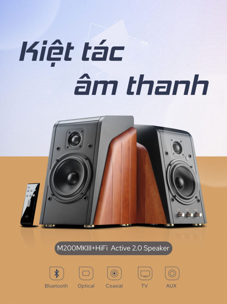 Loa HIVI SWAN M200MKIII+ Loa kệ để bàn HIVI SWAN M200MKIII+ kiệt tác âm thanh