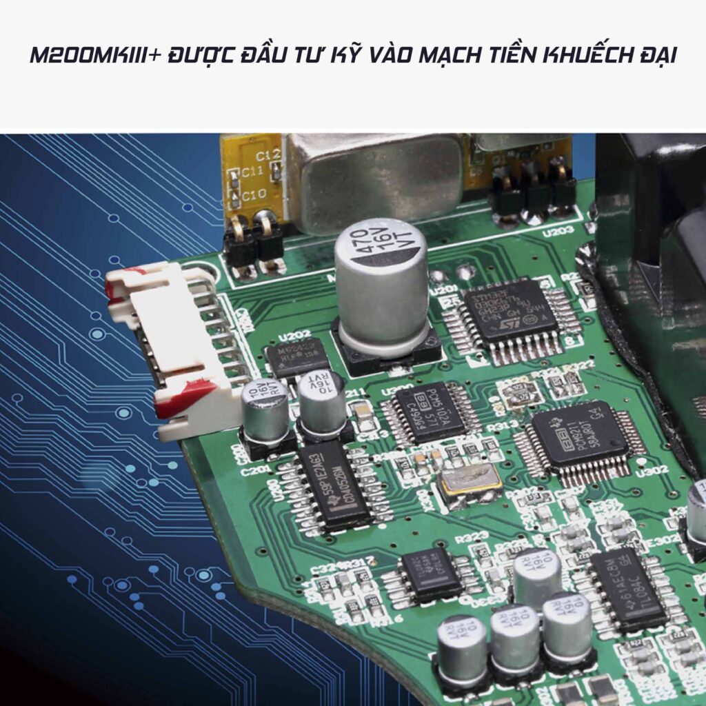 Loa HIVI SWAN M200MKIII+ Loa kệ để bàn M200mkiii+ được chăm chút khá kỹ mạch tiền khuếch đại đầu vào