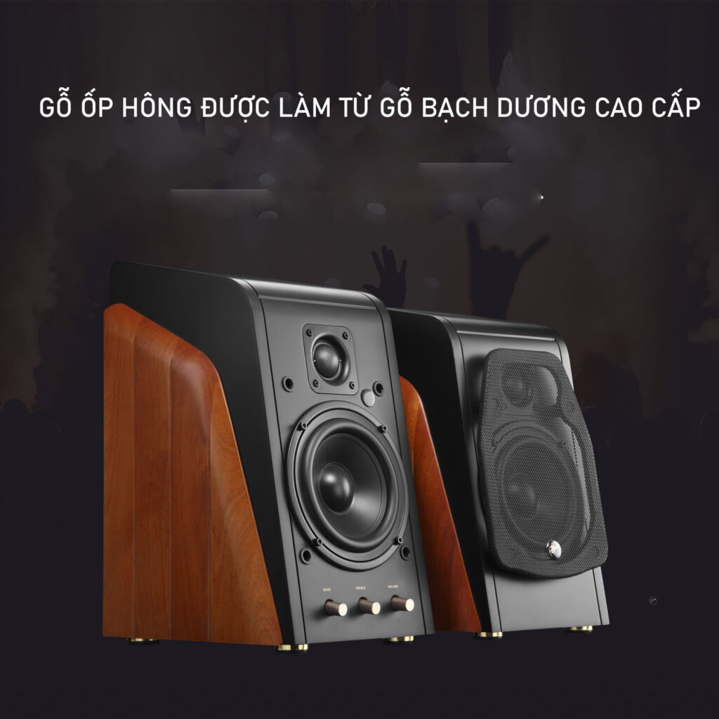Loa HIVI SWAN M200MKIII+ Loa kệ để bàn HIVI SWAN M200MKIII+ loa bookshelf để bàn gỗ ốp hông của hivi swan m200