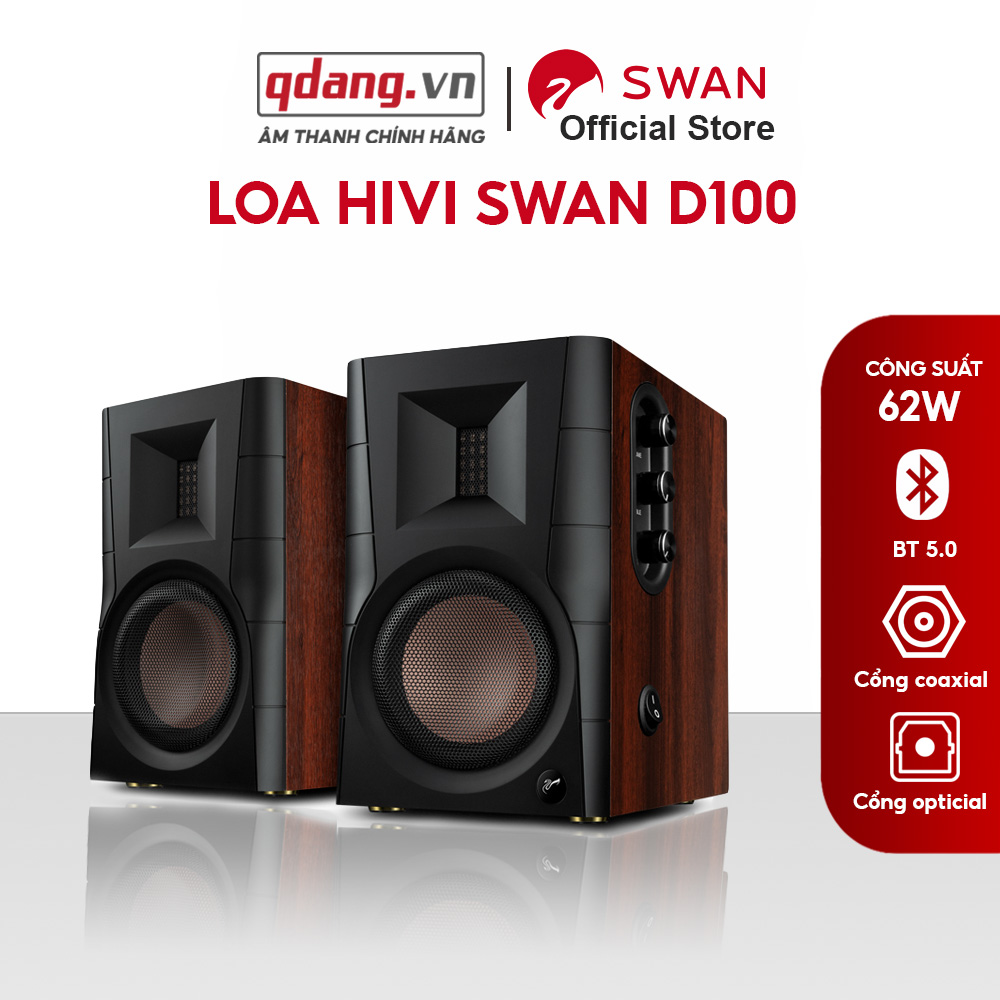Loa HiVi Swan D100 ông hoàng cho nhạc nhẹ Loa hivi swan d100 loa vi tính để bàn