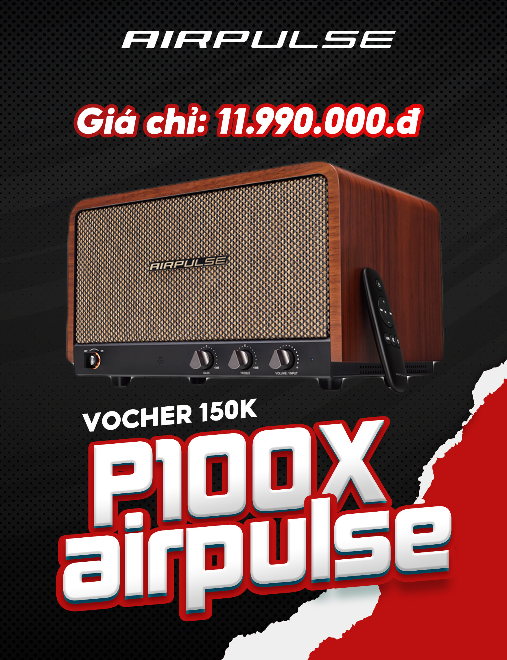 Chương trình khuyến mãi p100x airpulse poster