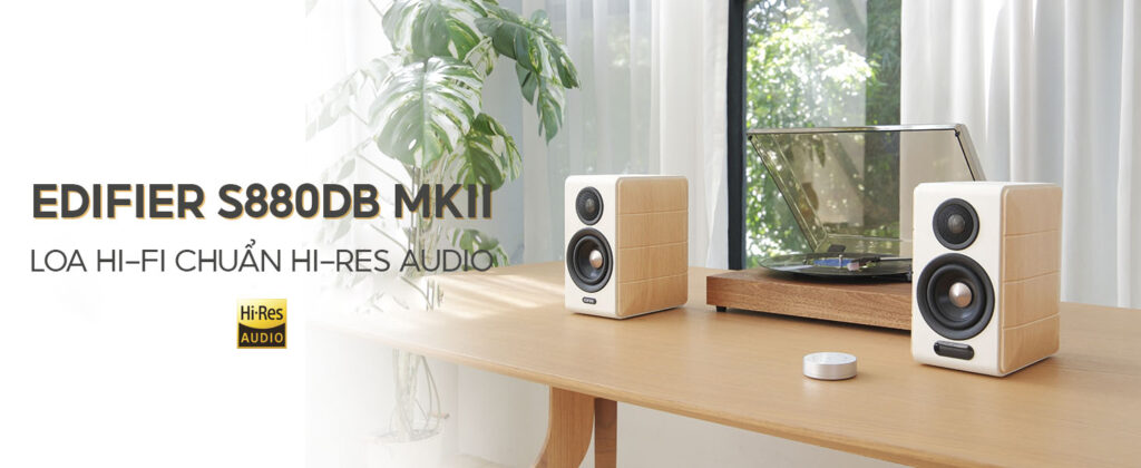 Loa Edifier S880DB MKII – Bộ Loa Bookshelf Hi-Res Đáng Giá Trong Phân Khúc