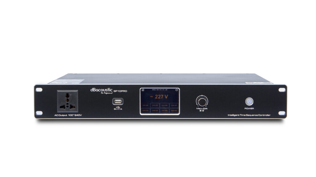 Quản lý nguồn SP10 Pro – Bảo vệ toàn diện cho hệ thống âm thanh chuyên nghiệp DBacoustic SP10 PRO là thiết bị quản lý nguồn điện cao cấp được thiết kế dành cho các hệ thống karaoke gia đình, phòng hát kinh doanh và dàn âm thanh sân khấu chuyên nghiệp