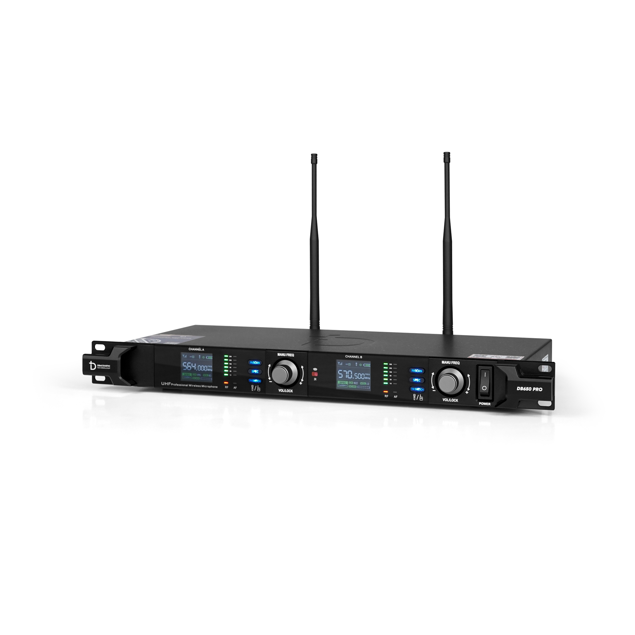Micro không dây DBacoustic DB650 Pro giải pháp karaoke cao cấp DB650 Pro – Micro Karaoke Không Dây Chuyên Nghiệp