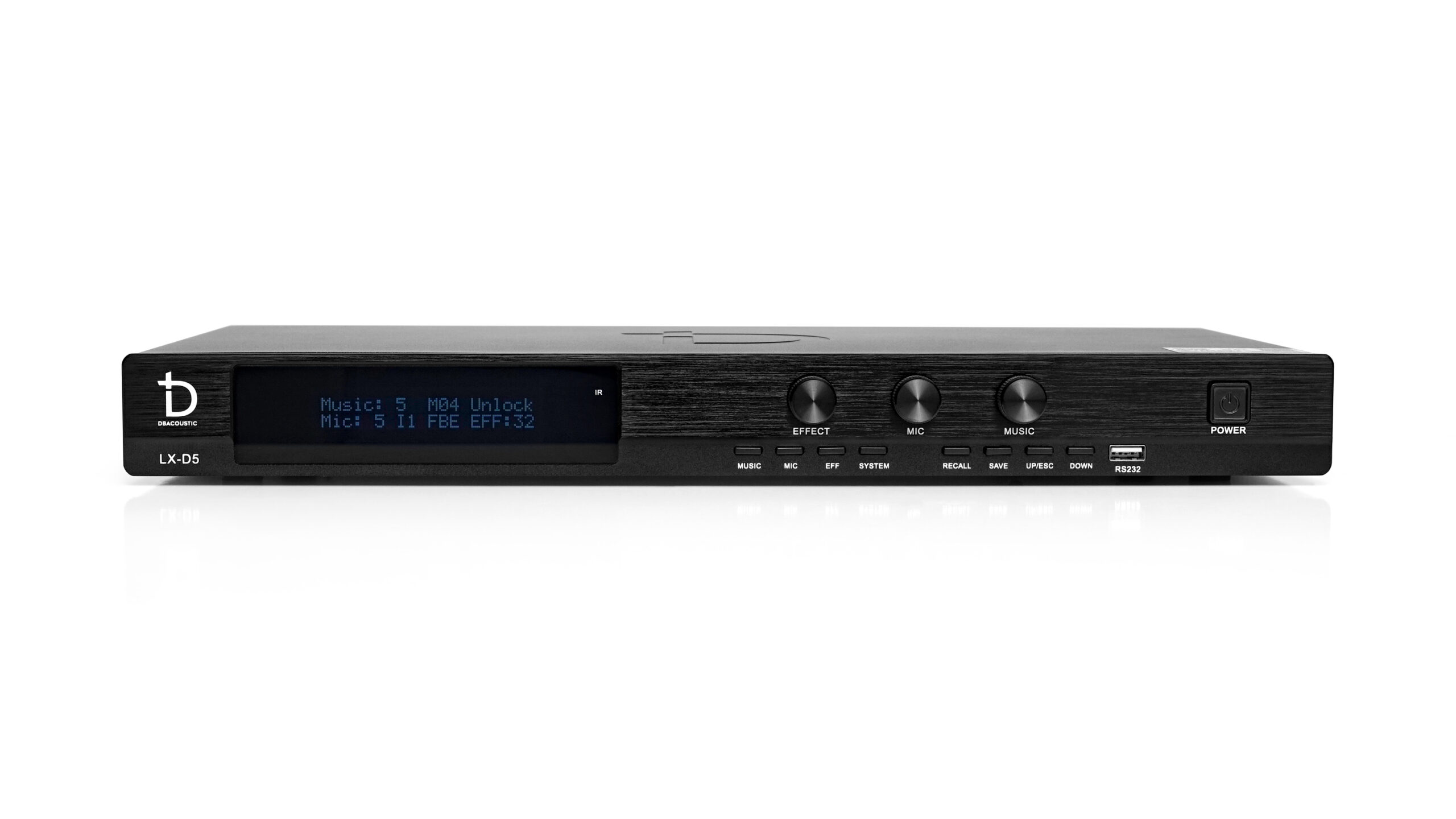 Vang số DBacoustic LX-D3 | Xử lý âm thanh Karaoke chuyên nghiệp Vang Số DBacoustic LX-D5 Chống Hú Hiệu Quả, Dễ Căn Chỉnh