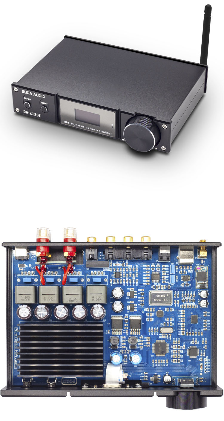 Amply Tích Hợp Giải Mã SUCA AUDIO DA-2120C – giải pháp all in one mạnh mẽ cho hệ thống nghe nhạc hiện đại