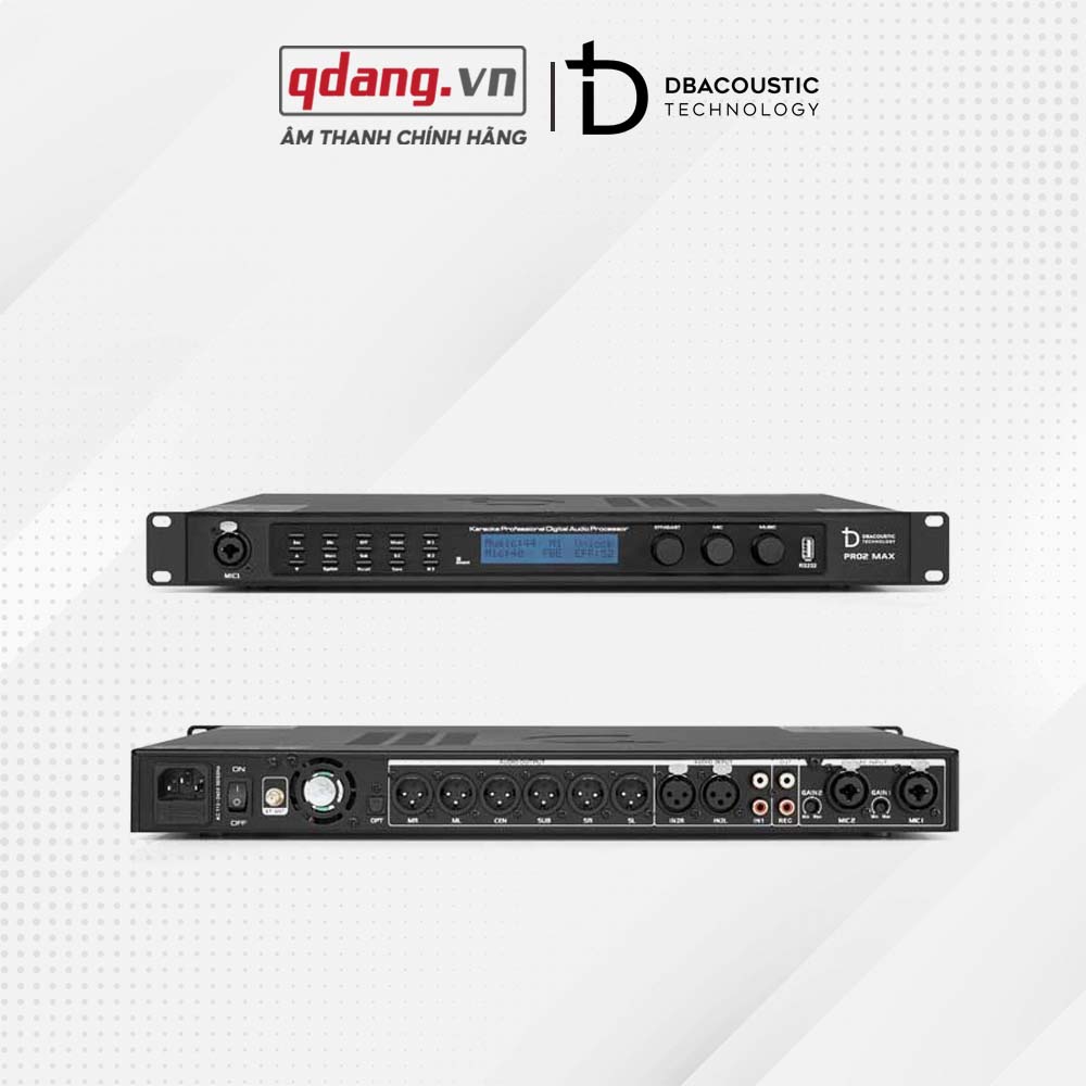 DBacoustic PRO2 MAX Premium | Vang số cao cấp dành cho karaoke chuyên nghiệp dbacoustic pro2 max – vang số cao cấp cho dàn karaoke chuyên nghiệp