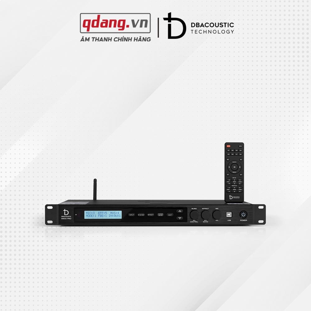 Vang số dbacoustic S600 Pro bộ xử lý âm thanh thế hệ mới Vang số dbacoustic S600 Pro bộ xử lý âm thanh thế hệ mới