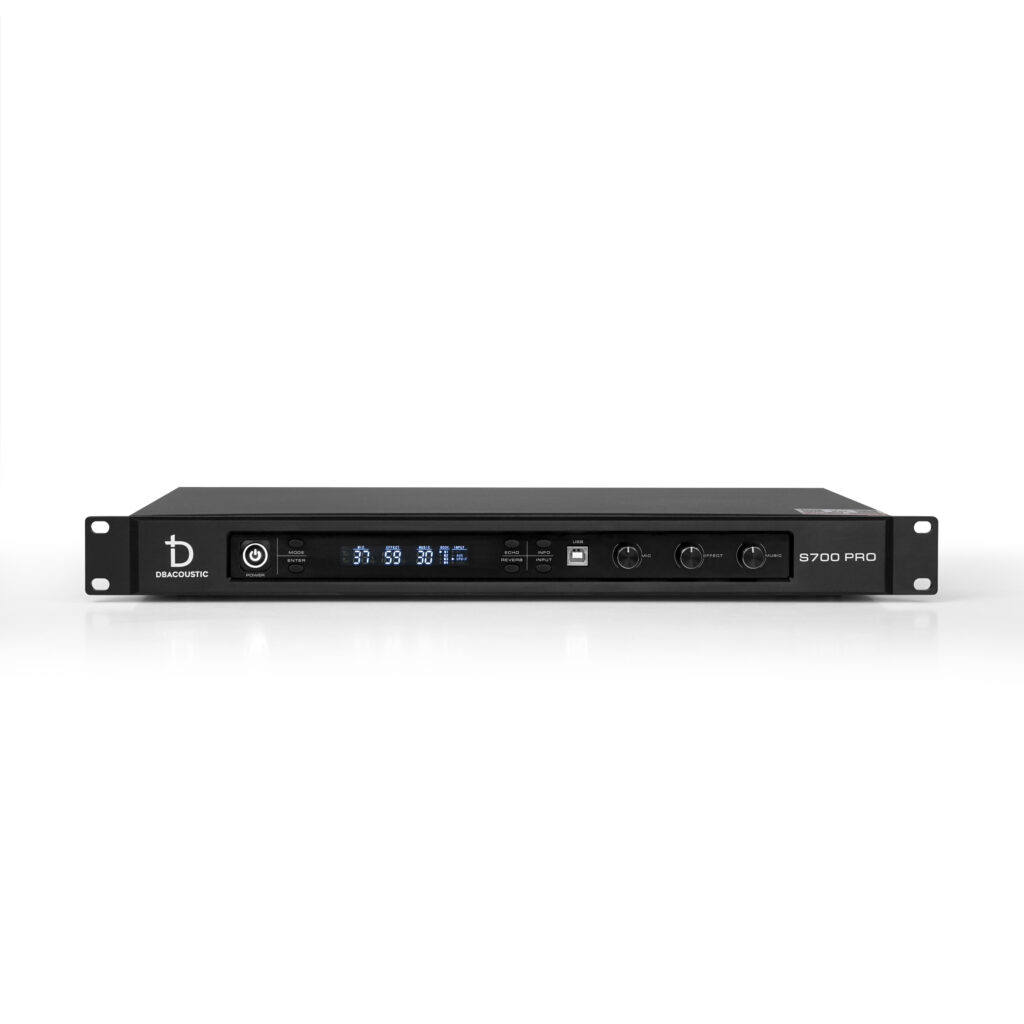 DBacoustic S700 Pro là mẫu vang số karaoke cao cấp được phát triển dành cho nhu cầu karaoke gia đình