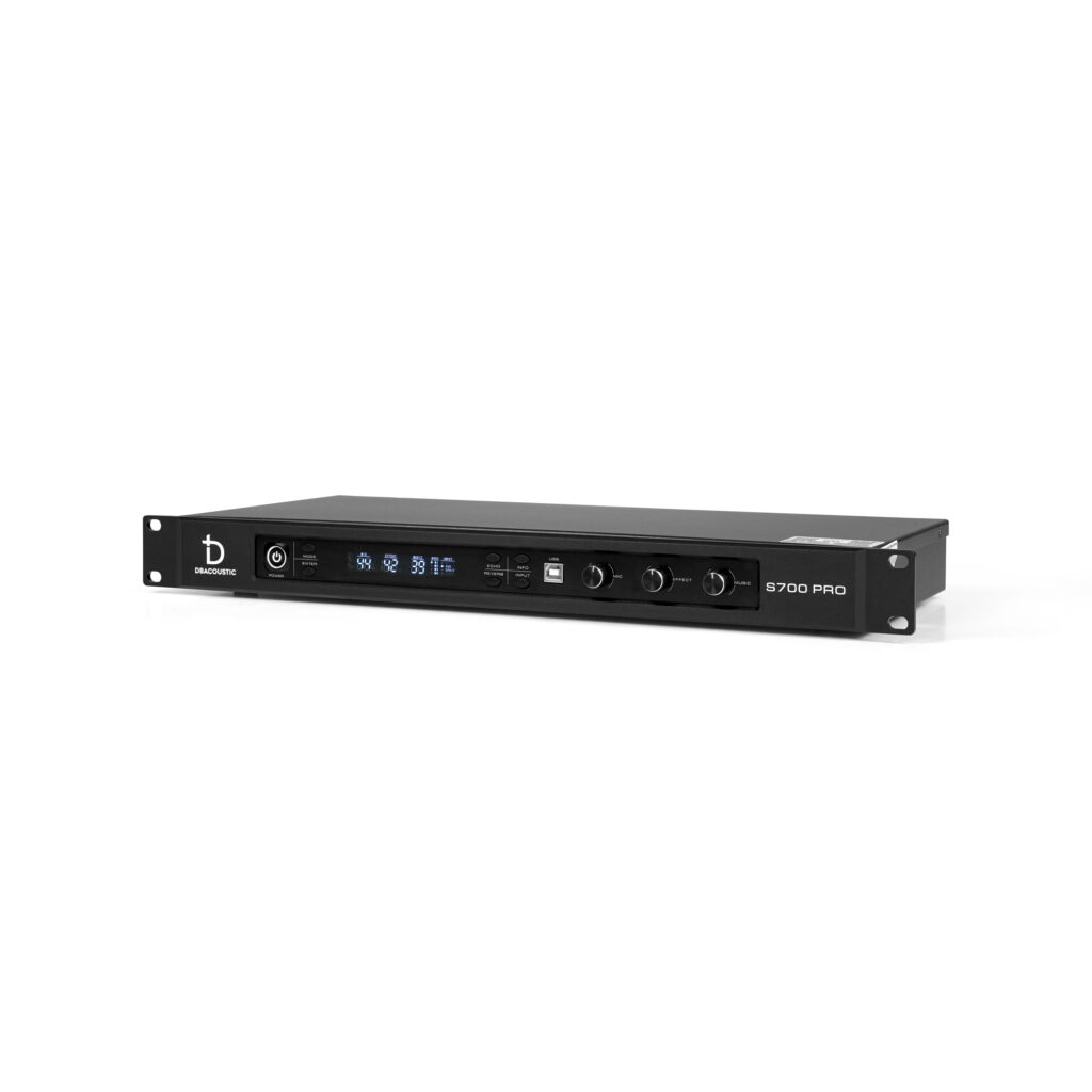 DBacoustic S700 Pro là mẫu vang số karaoke cao cấp được phát triển dành cho nhu cầu karaoke gia đình