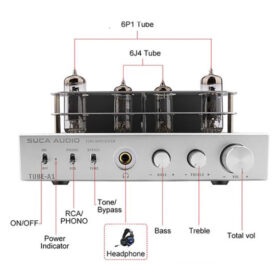 Suca audio Tube A1 Amply đèn chính hãng | Chất âm cực hay Đánh giá SUCA AUDIO TUBE A1 – Amply đèn mini mang chất âm ấm áp đầy cuốn hút