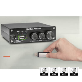 Amply Suca Audio M98E Pro – Amply Mini Công Suất 160W x 2, Bluetooth 5.0, Nghe Nhạc & Karaoke Cực Chất