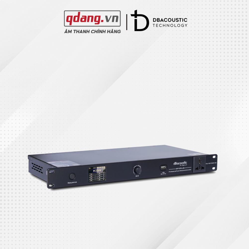 Dbacoustic SP10 Plus – Quản lý nguồn dbacoustic sp10plus – quản lý nguồn thông minh cho dàn âm thanh chuyên nghiệp
