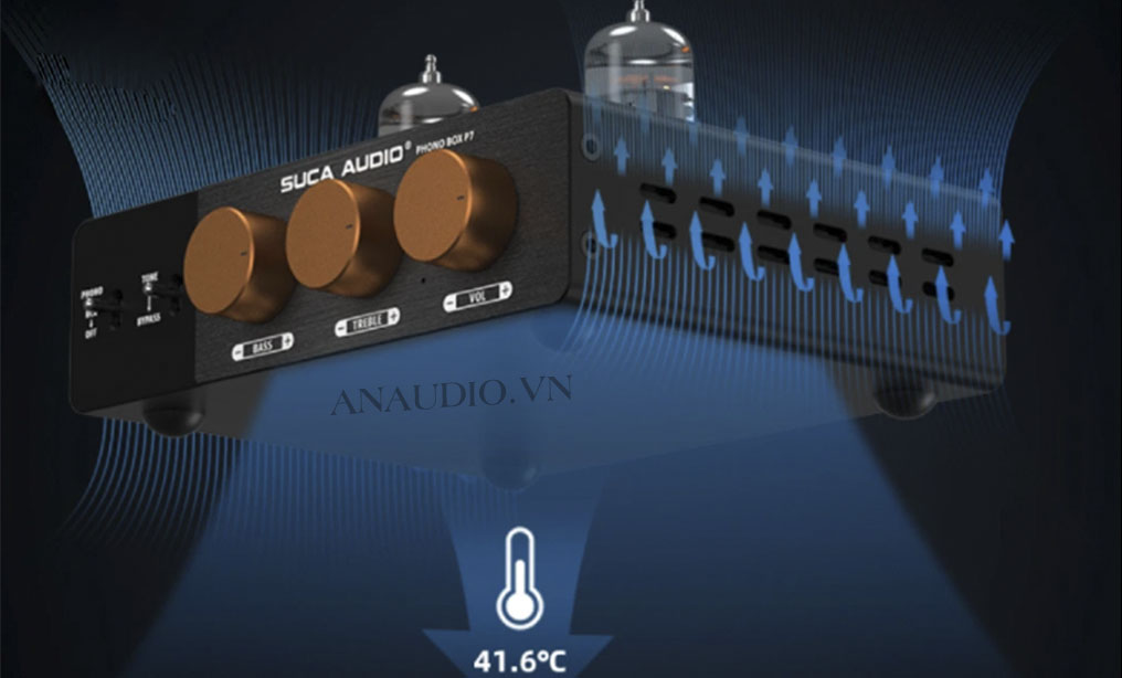 Pre đèn Suca Audio Phono Box P7 – giải pháp phono stage cao cấp cho người chơi vinyl