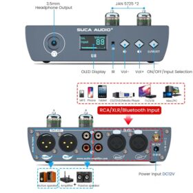 Suca Audio U8 Bộ tiền khuếch đại | Pre đèn suca u8 4
