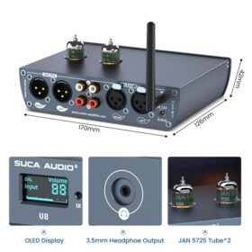Suca Audio U8 Bộ tiền khuếch đại | Pre đèn suca u8 5