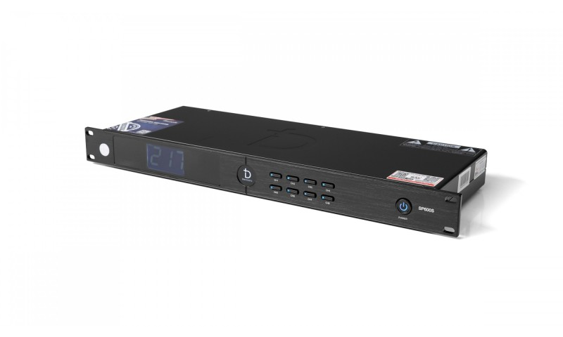 Quản Lý Nguồn DBacoustic SP600S – 8 Kênh, 30A, Chống Shock Điện quản lý nguồn karaoke chuyên nghiệp