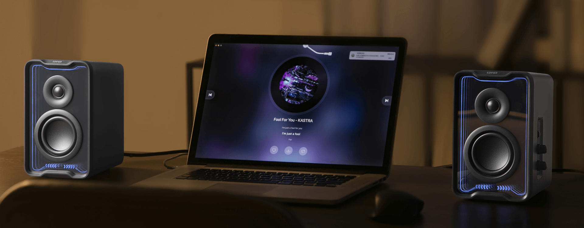Loa vi tính Edifier QR30 30W Bluetooth 5.4 đèn RGB TempoAbyss