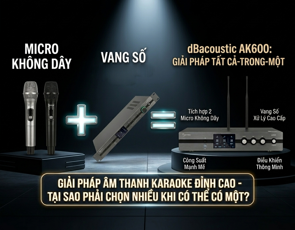 Digital Karaoke Power Amplifier Dbacoustic AK600