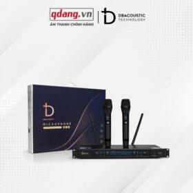 Micro không dây DBacoustic K6000 – bộ micro UHF 2 tay cao cấp chống hú thông minh