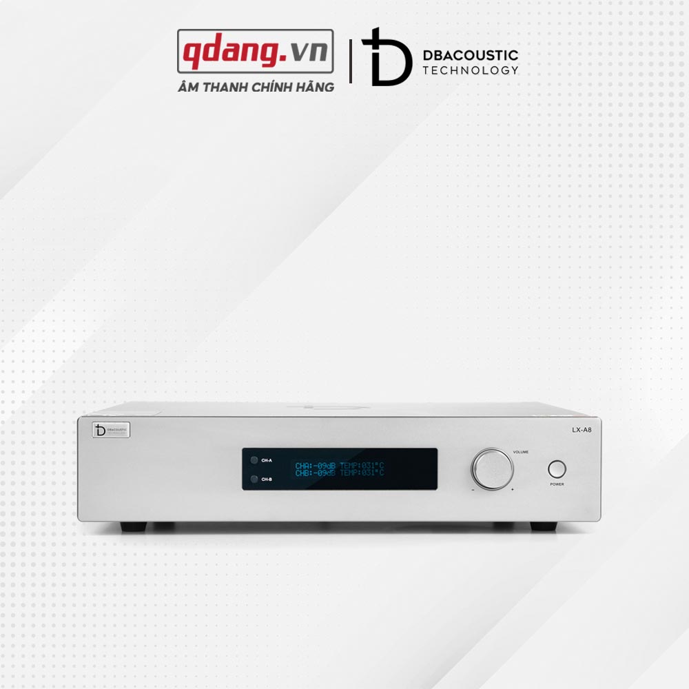 DBacoustic LX-A8 – Đẩy công suất 2 kênh cao cấp thuộc LX8 Series DBacoustic LX-A8 phối 2 kênh