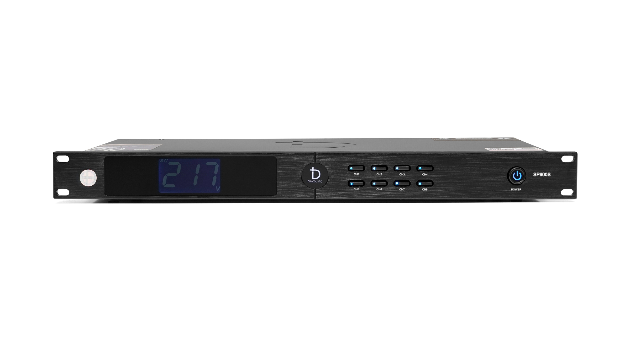 Quản Lý Nguồn DBacoustic SP600S – 8 Kênh, 30A, Chống Shock Điện Quản lý nguồn DBacoustic SP600S 8 kênh rack 1U