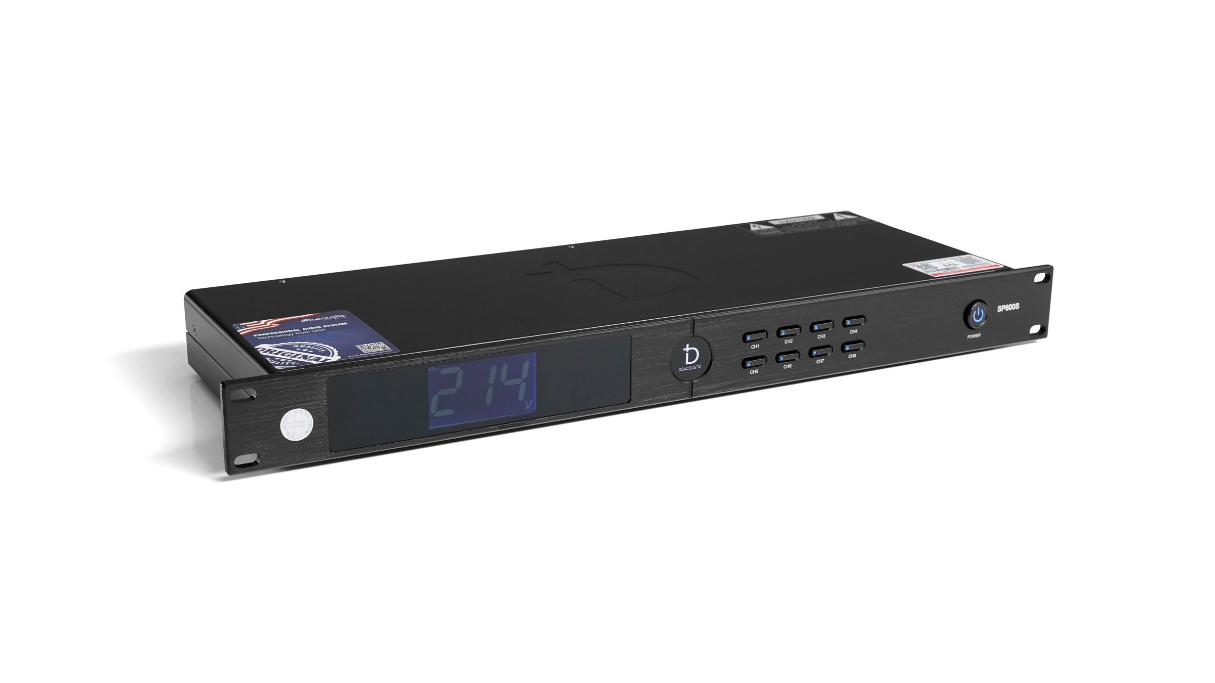 Quản Lý Nguồn DBacoustic SP600S – 8 Kênh, 30A, Chống Shock Điện Quản lý nguồn DBacoustic SP600S 8 kênh rack 1U