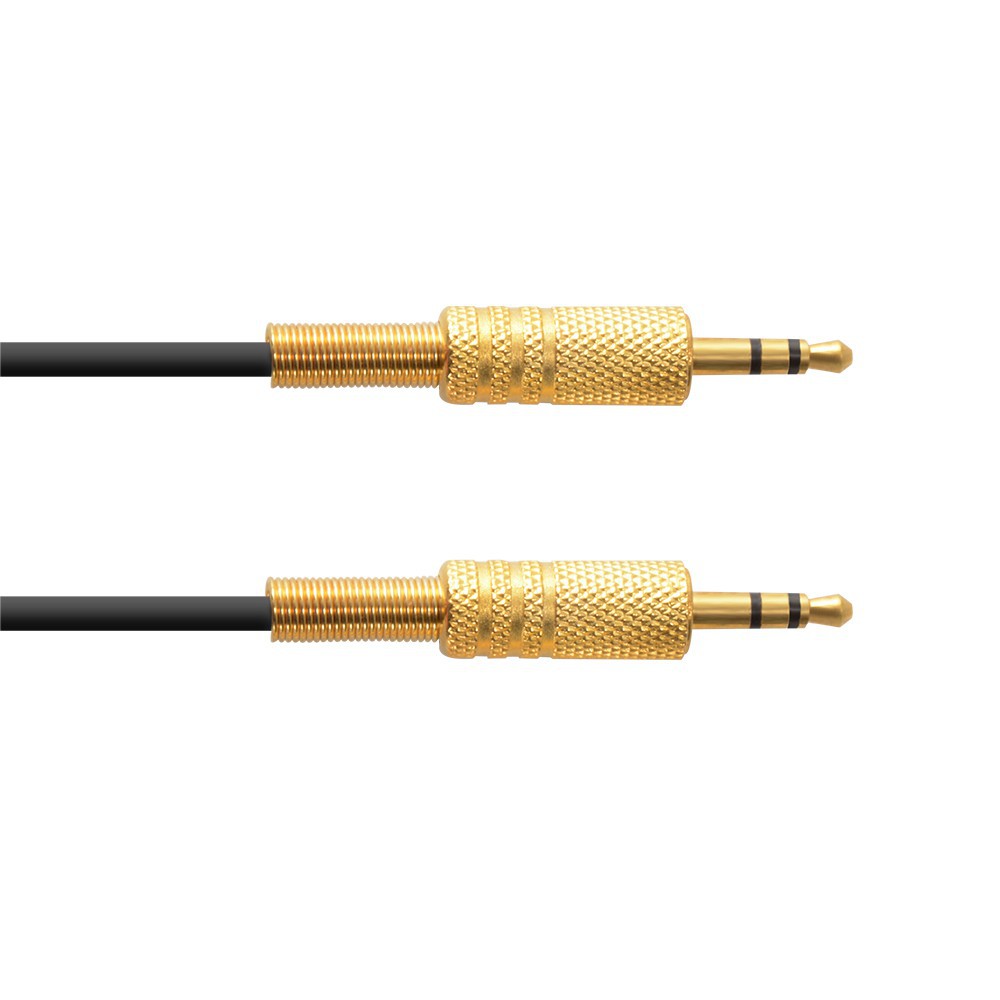 Dây AUX Jack 3.5mm cho loa Marshall với đầu cắm mạ vàng cao cấp, truyền tải âm thanh ổn định, chống nhiễu hiệu quả, tương thích nhiều thiết bị và có độ bền cao.