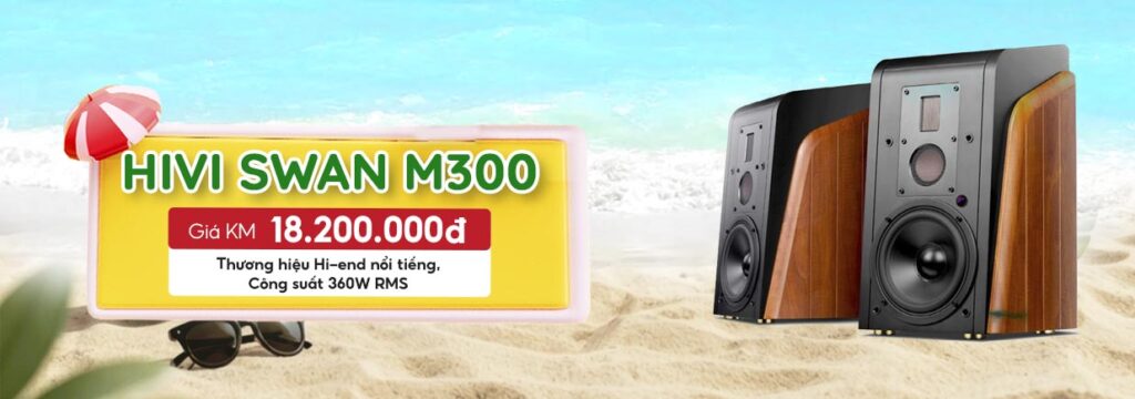 loa hivi swan m300mkii loa kệ 3 đường tiếng