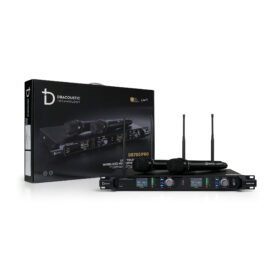 Micro không dây DBacoustic DB750 PRO chính hãng, thu xa 200m Micro không dây DB750 PRO cho dàn karaoke cao cấp