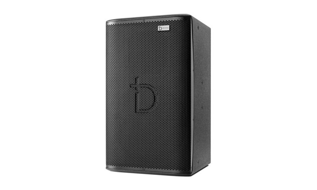 Loa karaoke Dbacoustic LX-S32 | Bass 30cm, âm thanh mạnh mẽ, chân thực Loa karaoke Dbacoustic LX-S32 nhìn góc nghiêng mặt trước