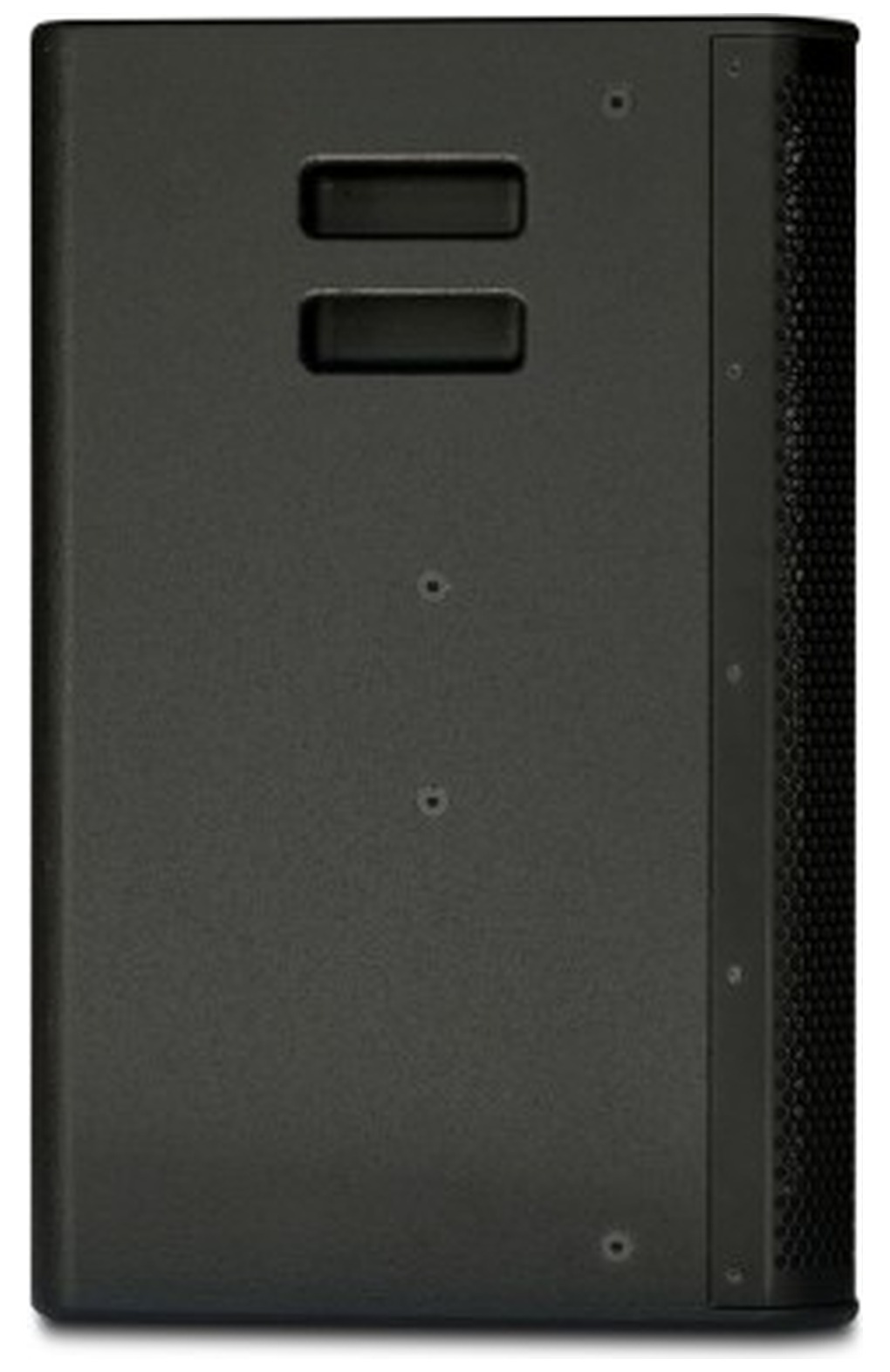 Loa karaoke DBacoustic Force 12 – Công suất lớn, bass sâu, chân thực Mặt bên loa karaoke DBacoustic Force 12 với tay cầm
